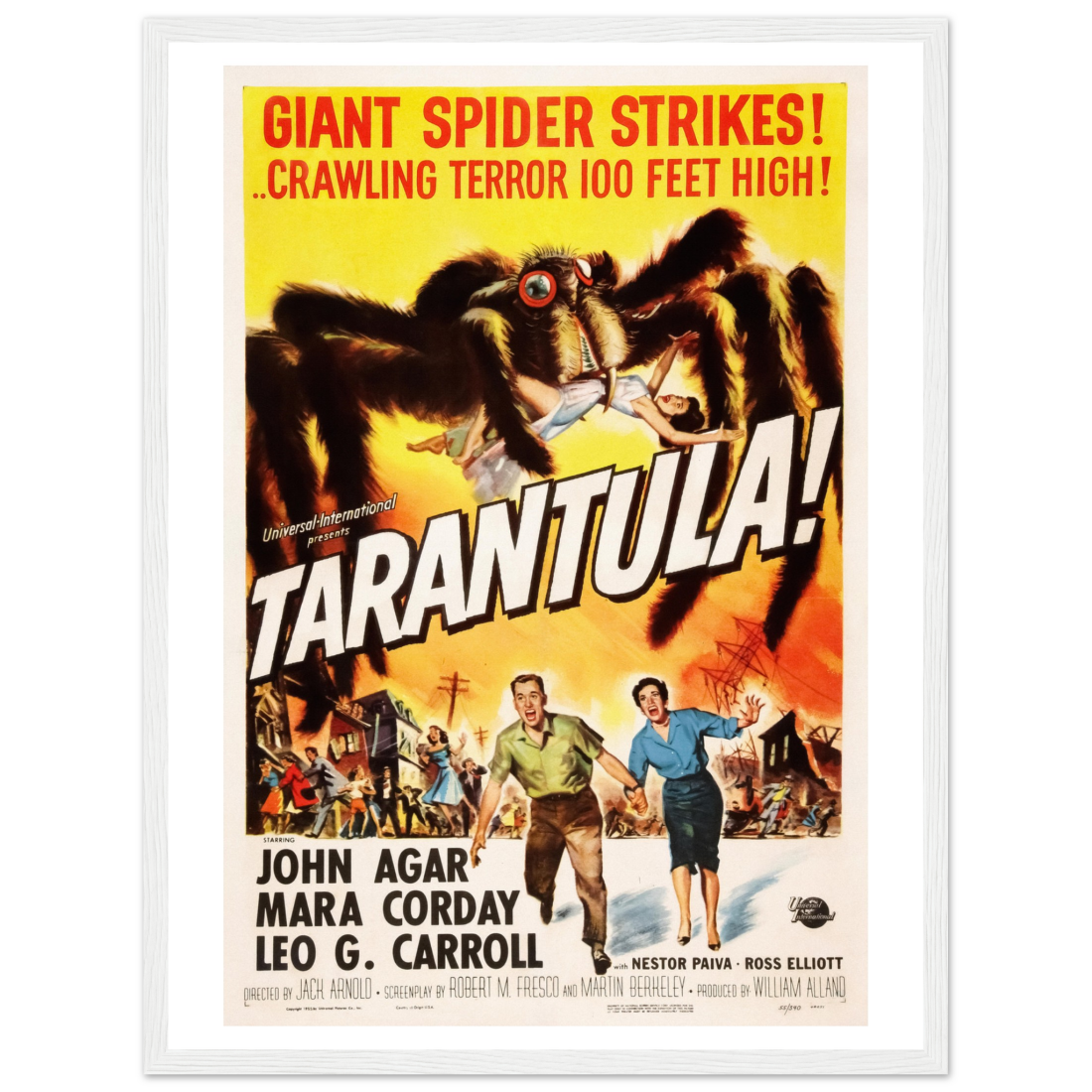 Tarantula 50s Sci-Fi Horror movie poster by Art-O-Rama Shop