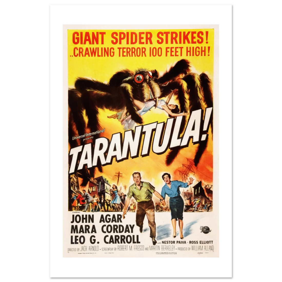 Tarantula 50s Sci-Fi Horror movie poster by Art-O-Rama Shop