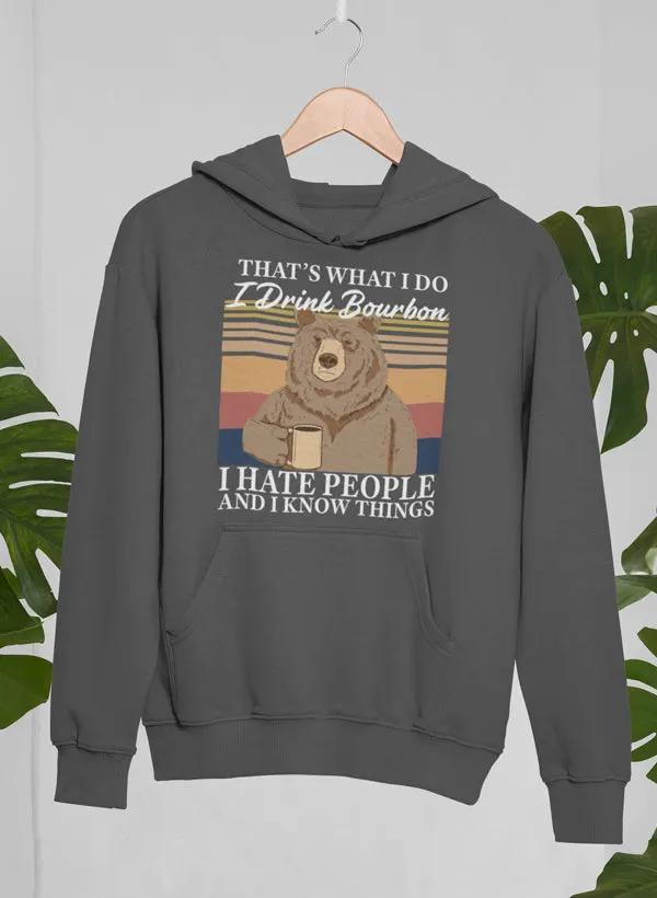 Bourbon Bear Hoodie by Merch