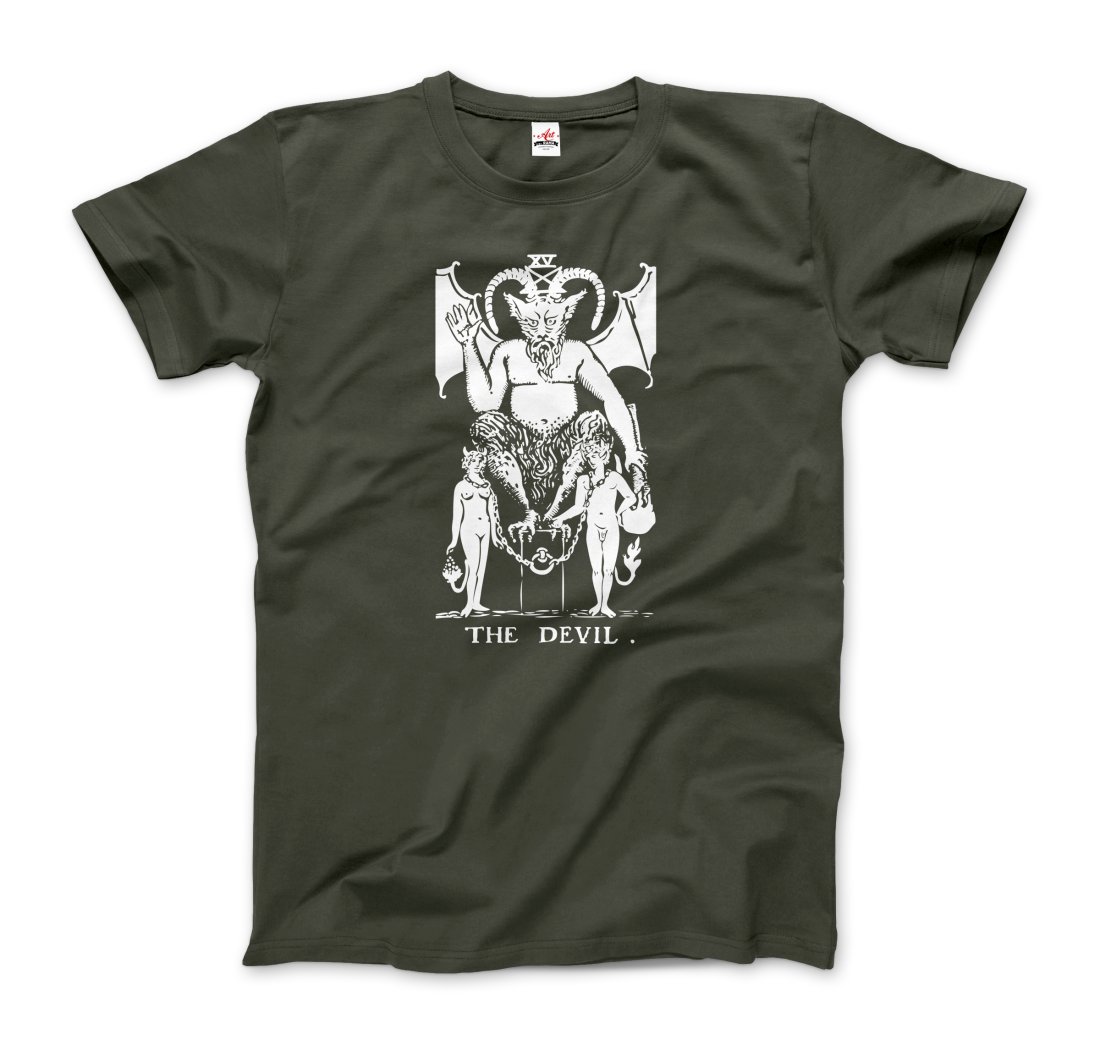 The Devil Tarot Card Design t-shirt by Art-O-Rama Shop