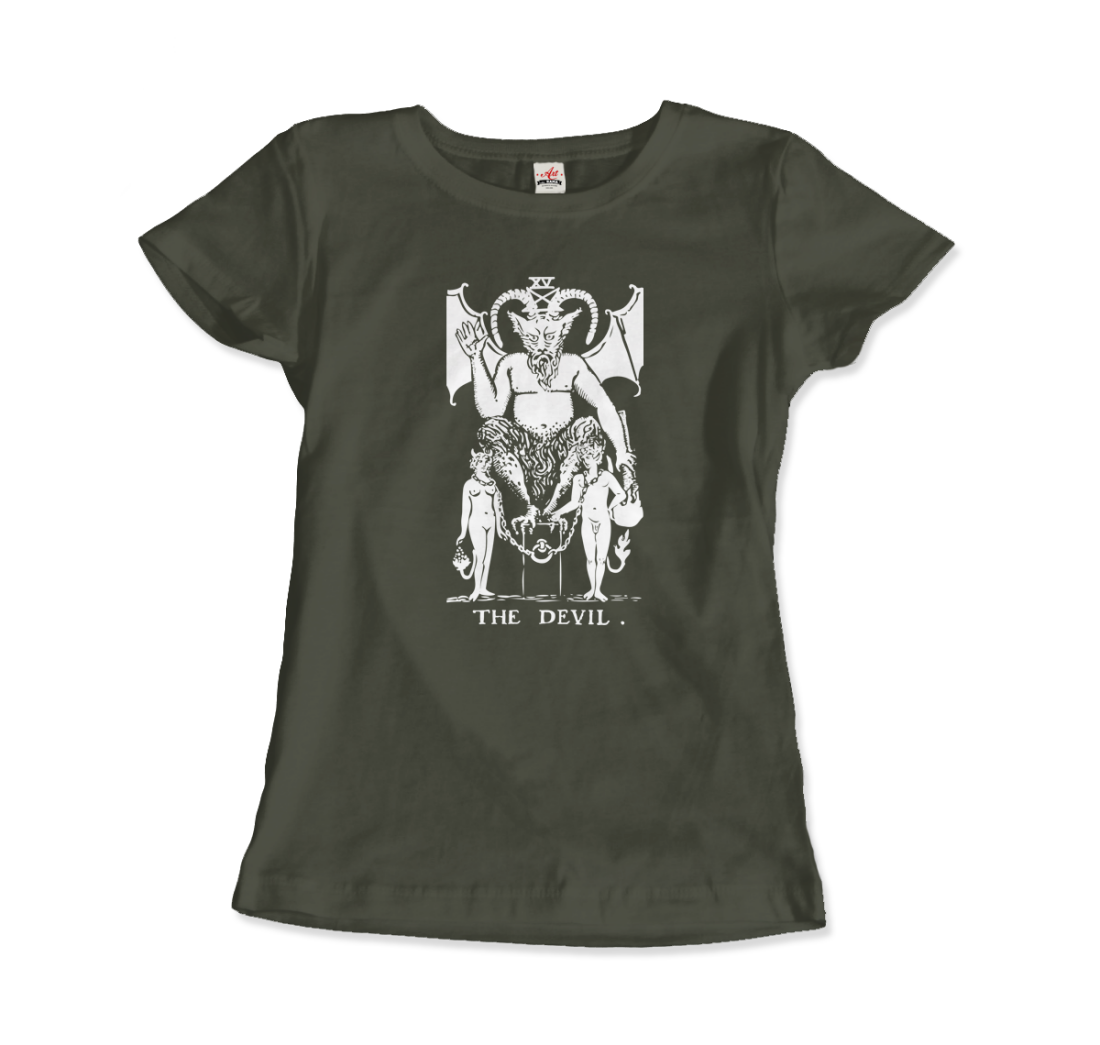 The Devil Tarot Card Design t-shirt by Art-O-Rama Shop