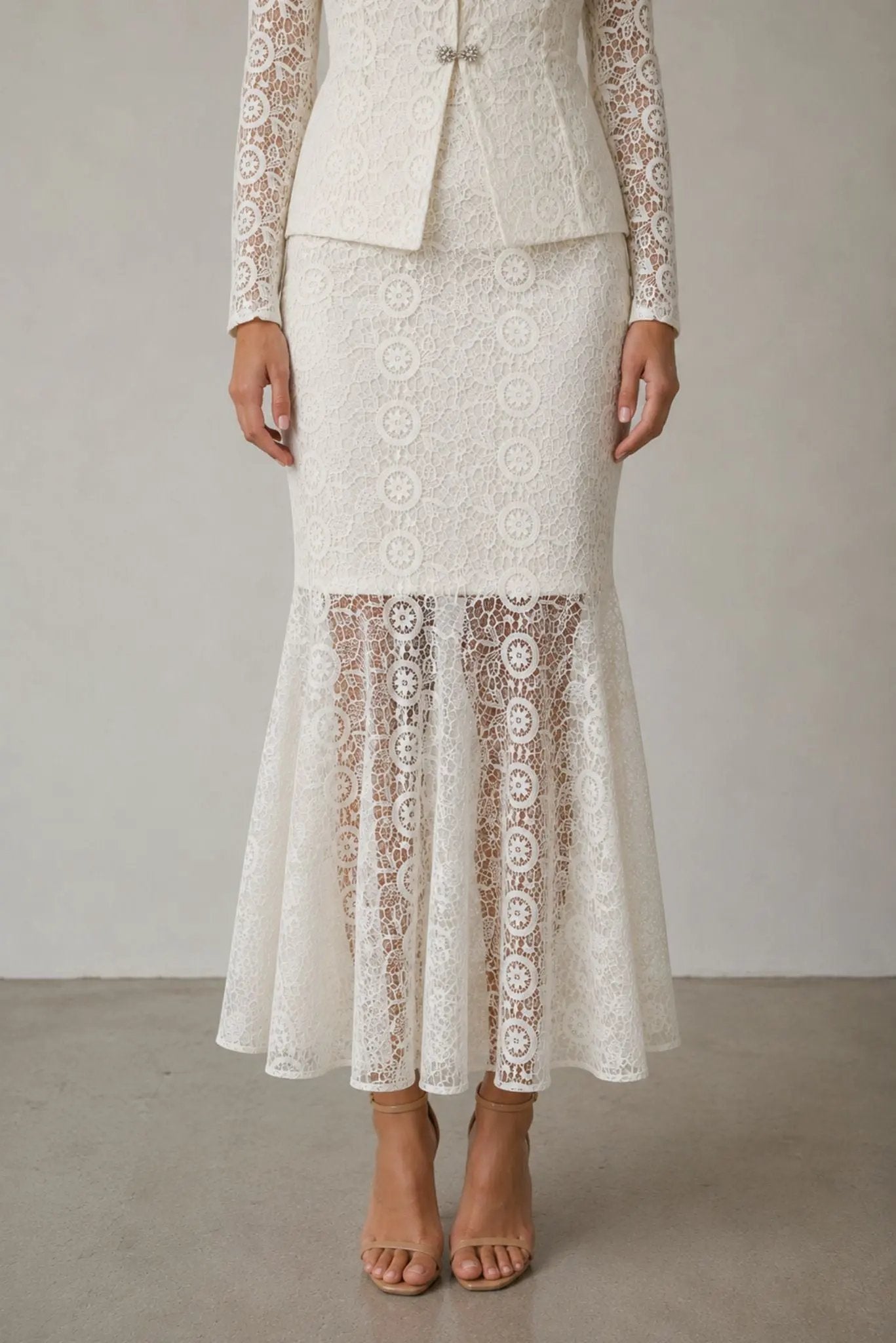 The Valentina Lace Mermaid Skirt by Akalia