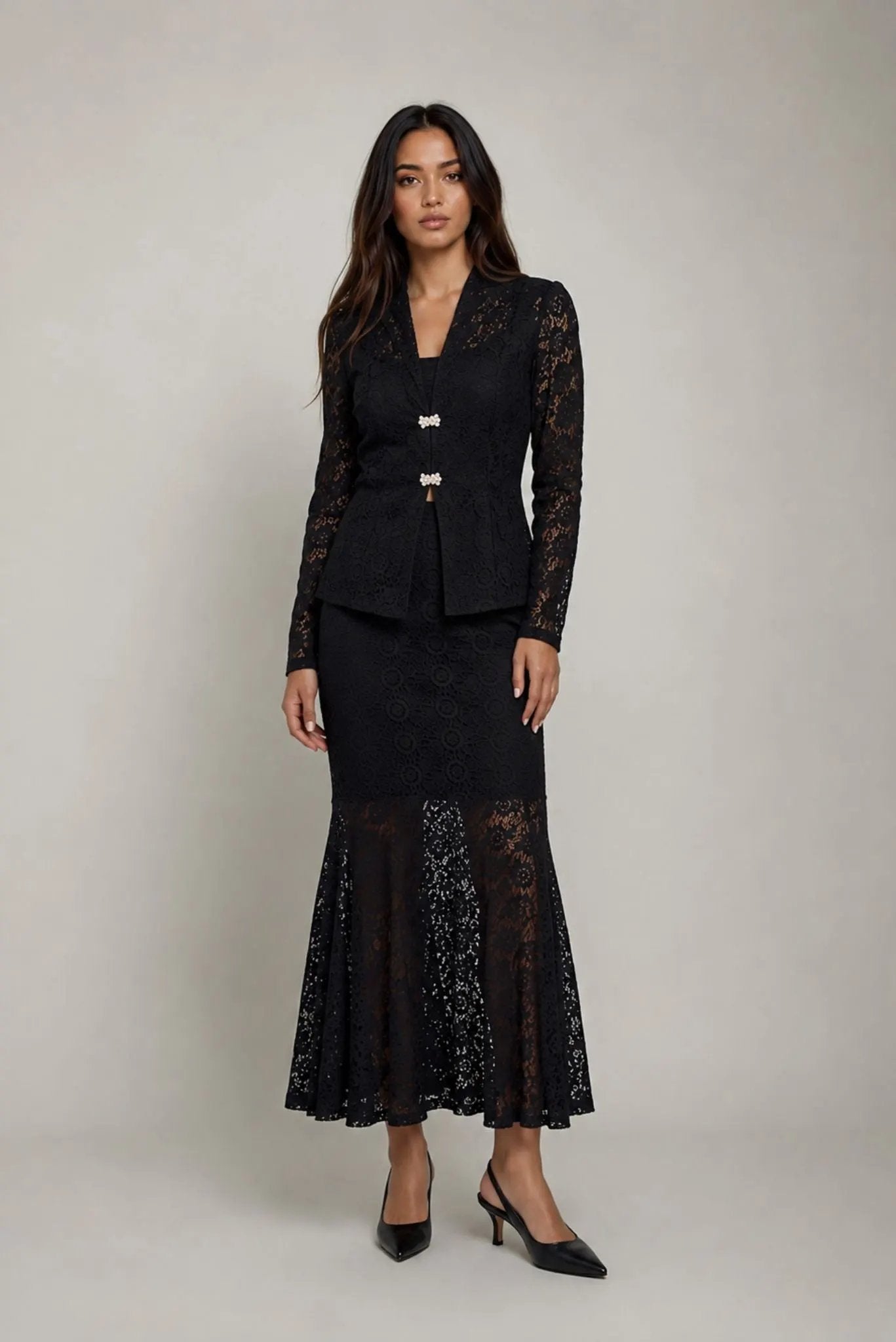 The Valentina Lace Mermaid Skirt by Akalia