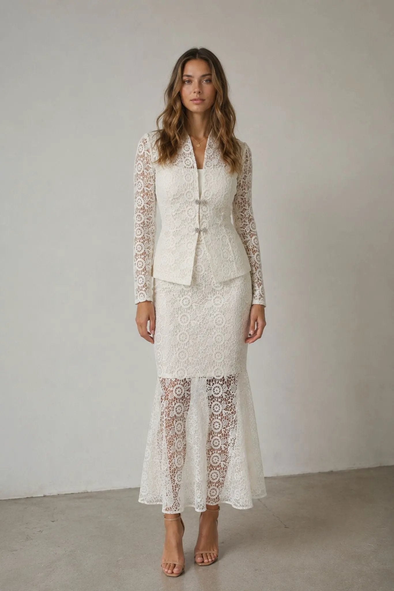 The Valentina Lace Mermaid Skirt by Akalia