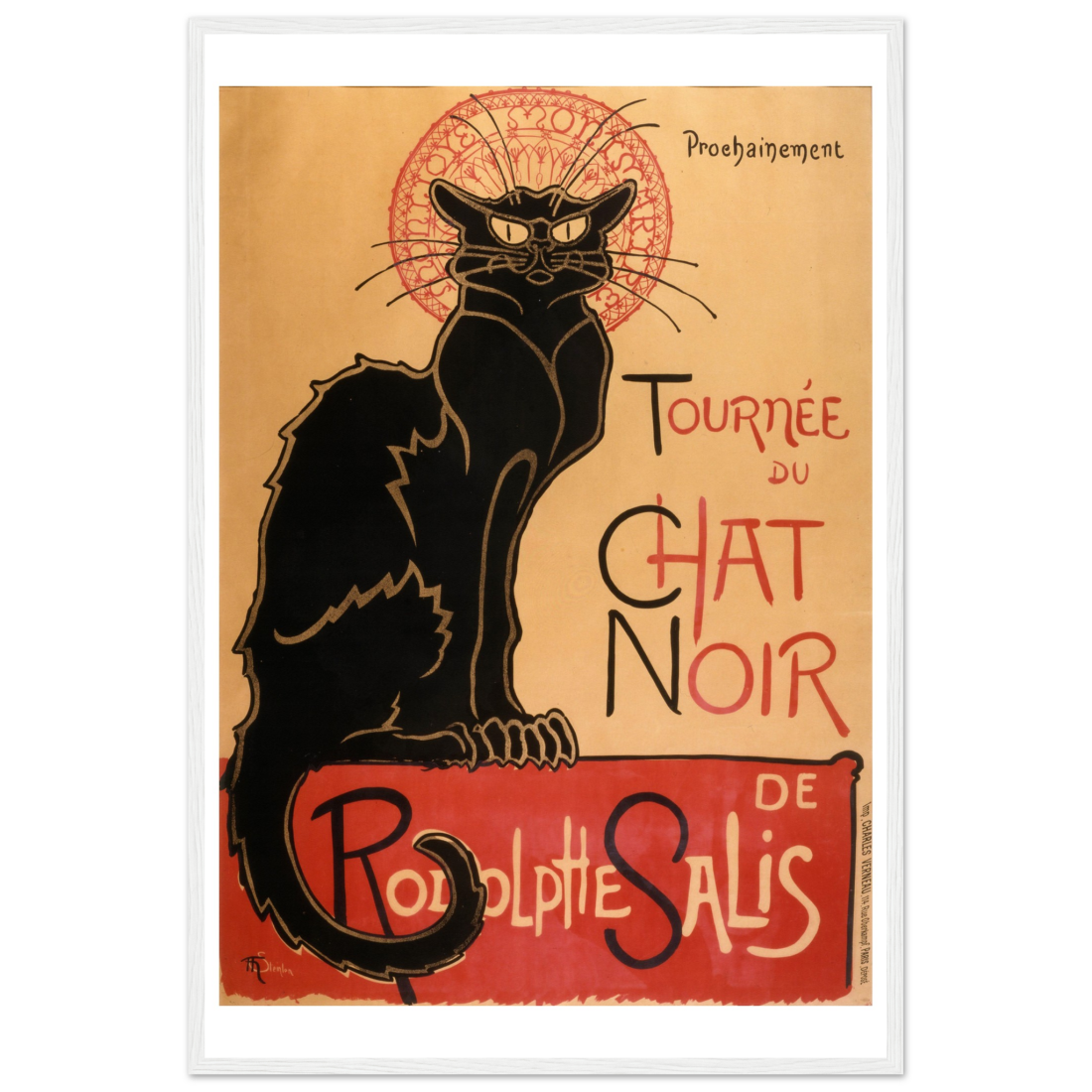 Tournee du Chat Noir artwork poster by Art-O-Rama Shop