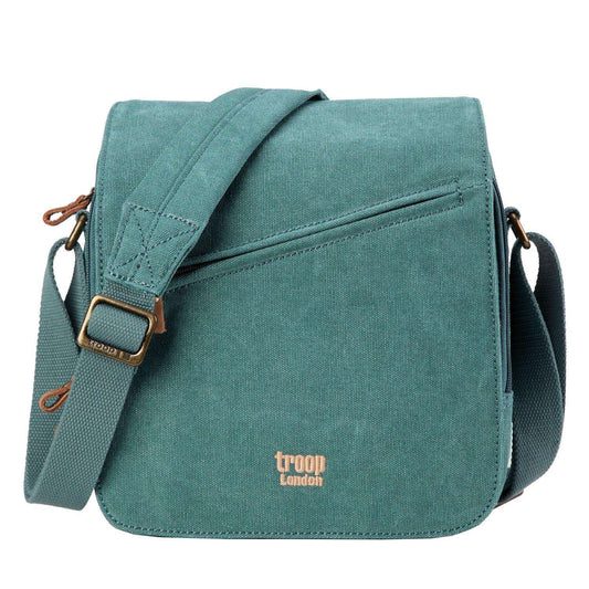 Canvas Flap Across Body Bag with Shoulder Pad | TRP0238 by Troop London