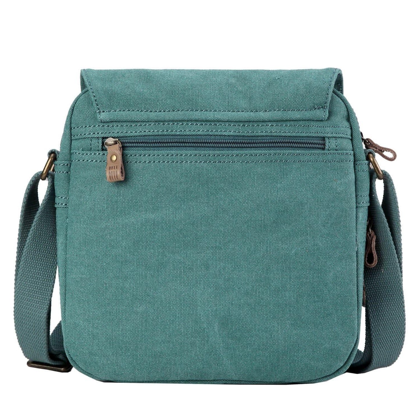 Canvas Flap Across Body Bag with Shoulder Pad | TRP0238 by Troop London