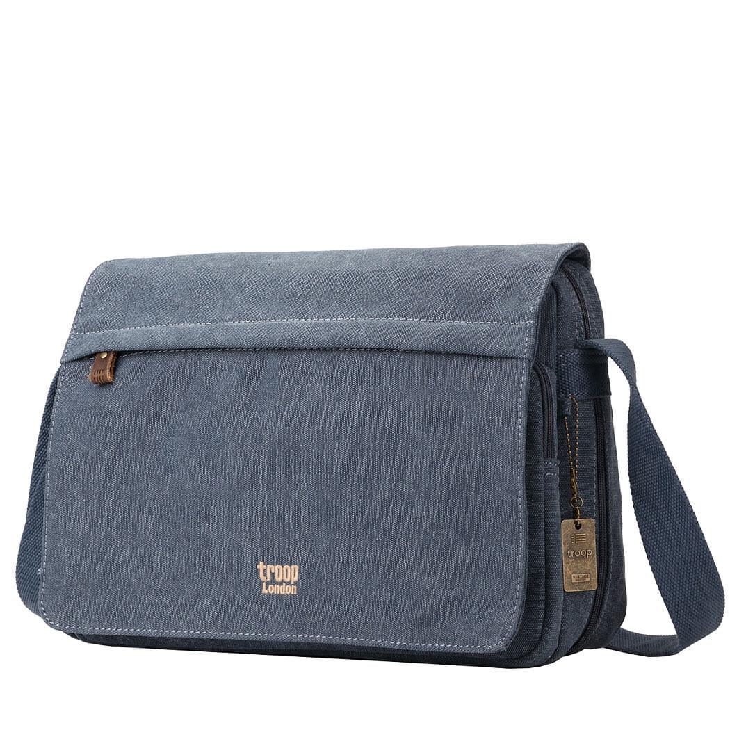 Classic Canvas Messenger Bag | TRP0241 by Troop London