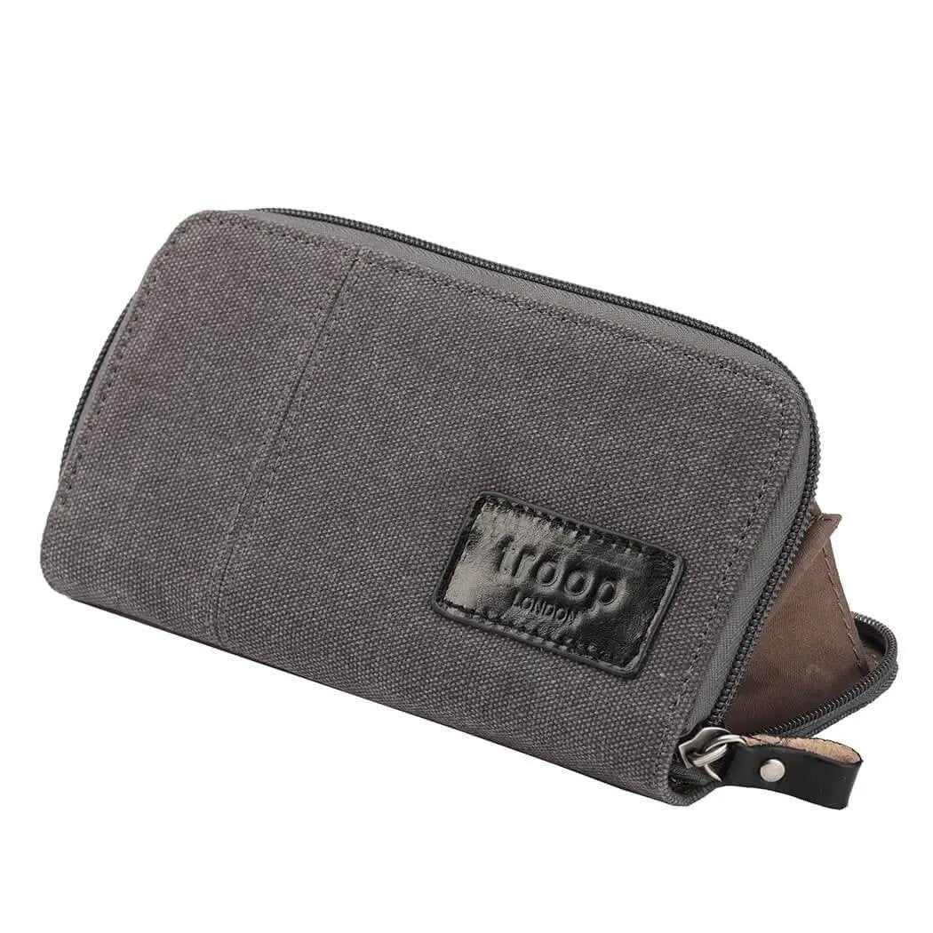 Canvas Zip Around Wallet Purse | TRP0501 by Troop London
