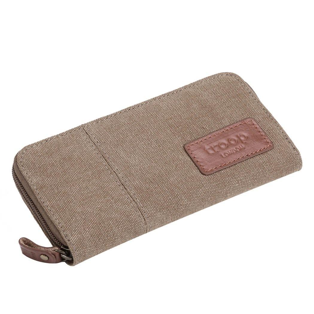 Canvas Zip Around Wallet Purse | TRP0501 by Troop London
