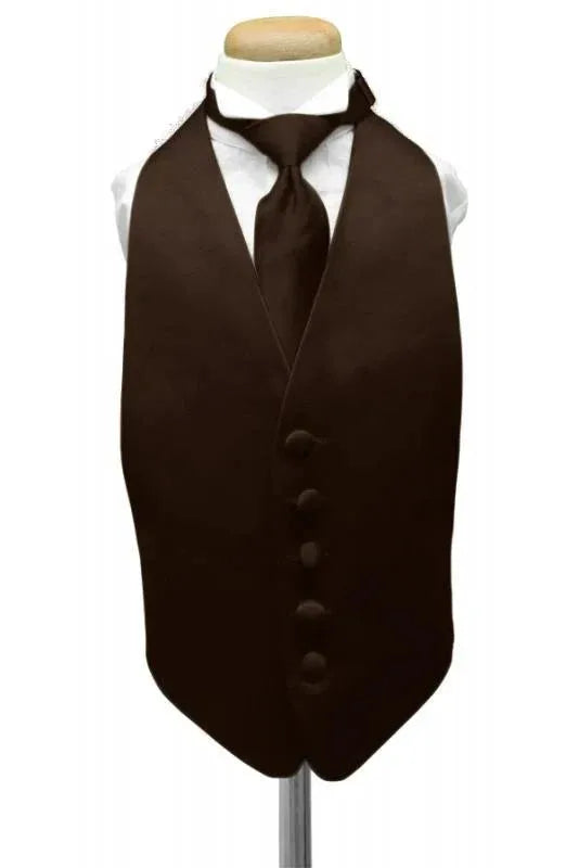 Luxury Satin Kids Tuxedo Vest 2 by Tux-USA
