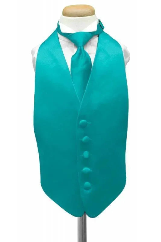 Luxury Satin Kids Tuxedo Vest 2 by Tux-USA