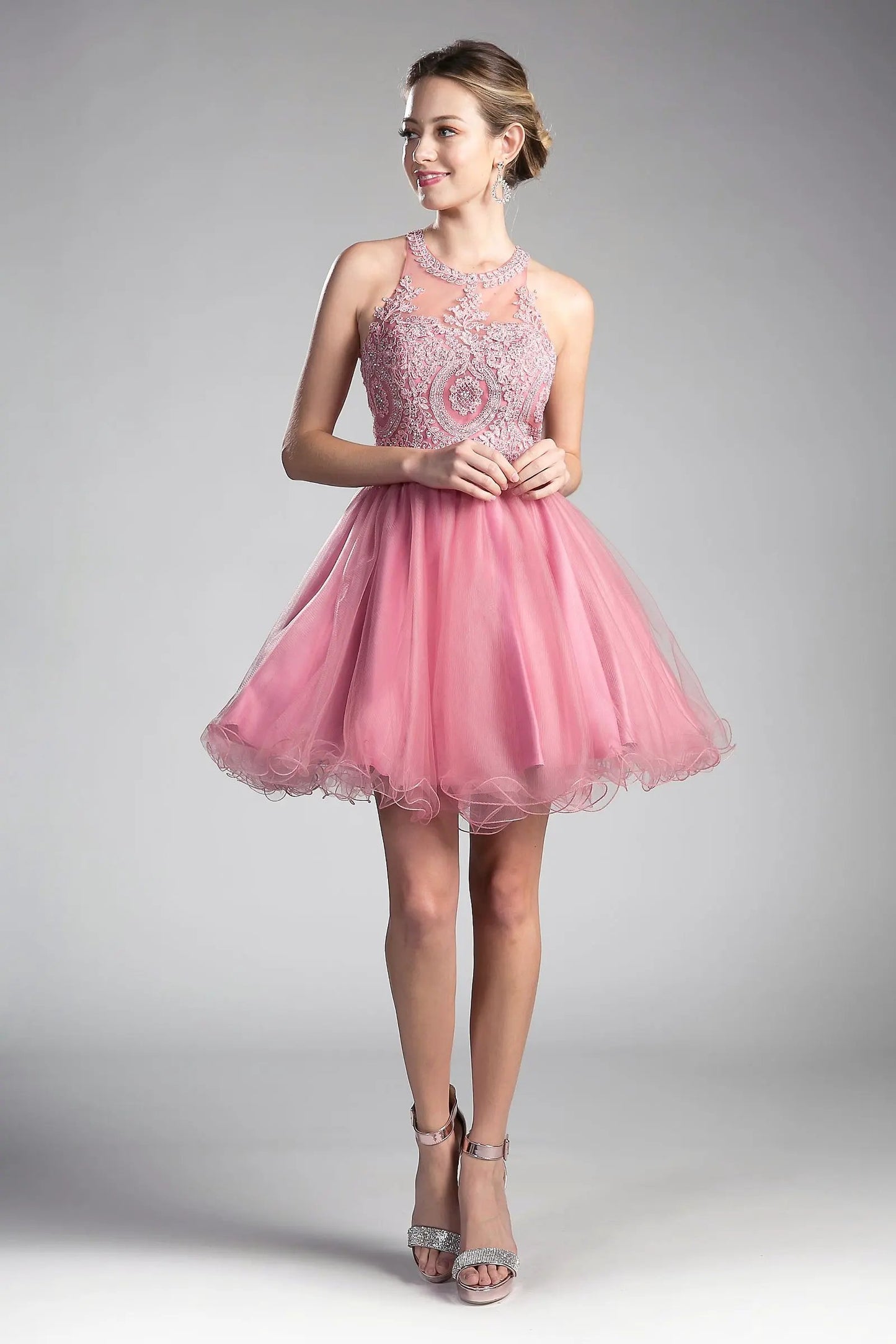 Short Layered Cocktail Dress by Tux-USA