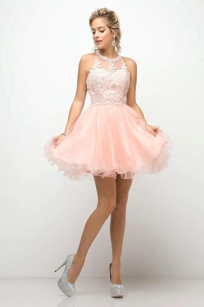 Short Layered Cocktail Dress by Tux-USA