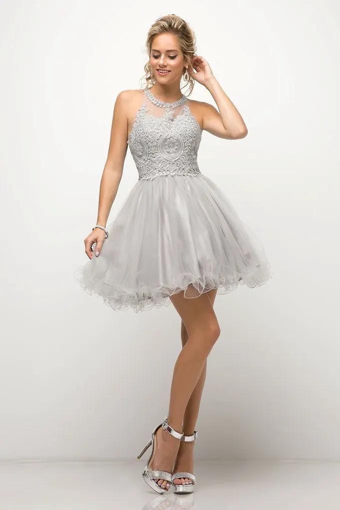 Short Layered Cocktail Dress by Tux-USA