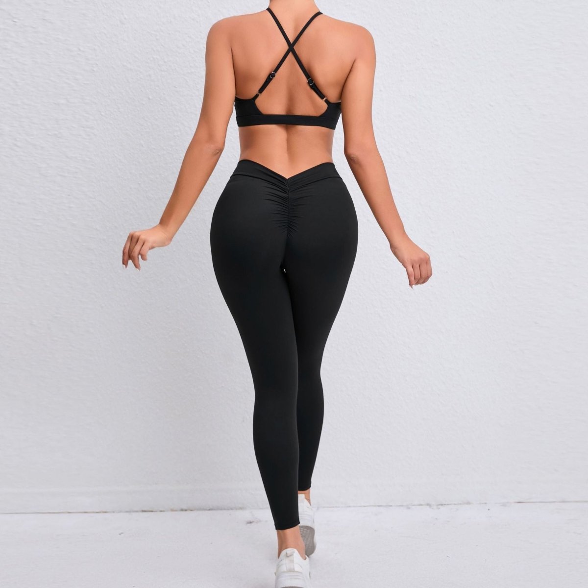 V Back Leggings-4