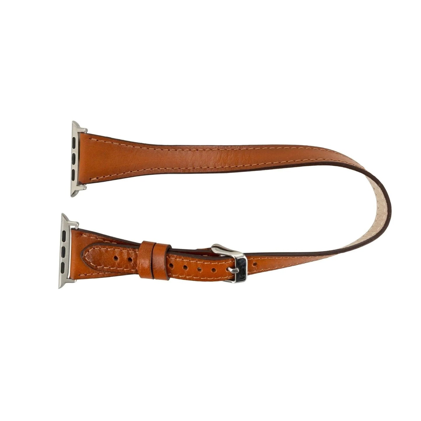 Vail Double Tour Leather Bands for Apple Watch 9, Ultra 2 and SE by TORONATA