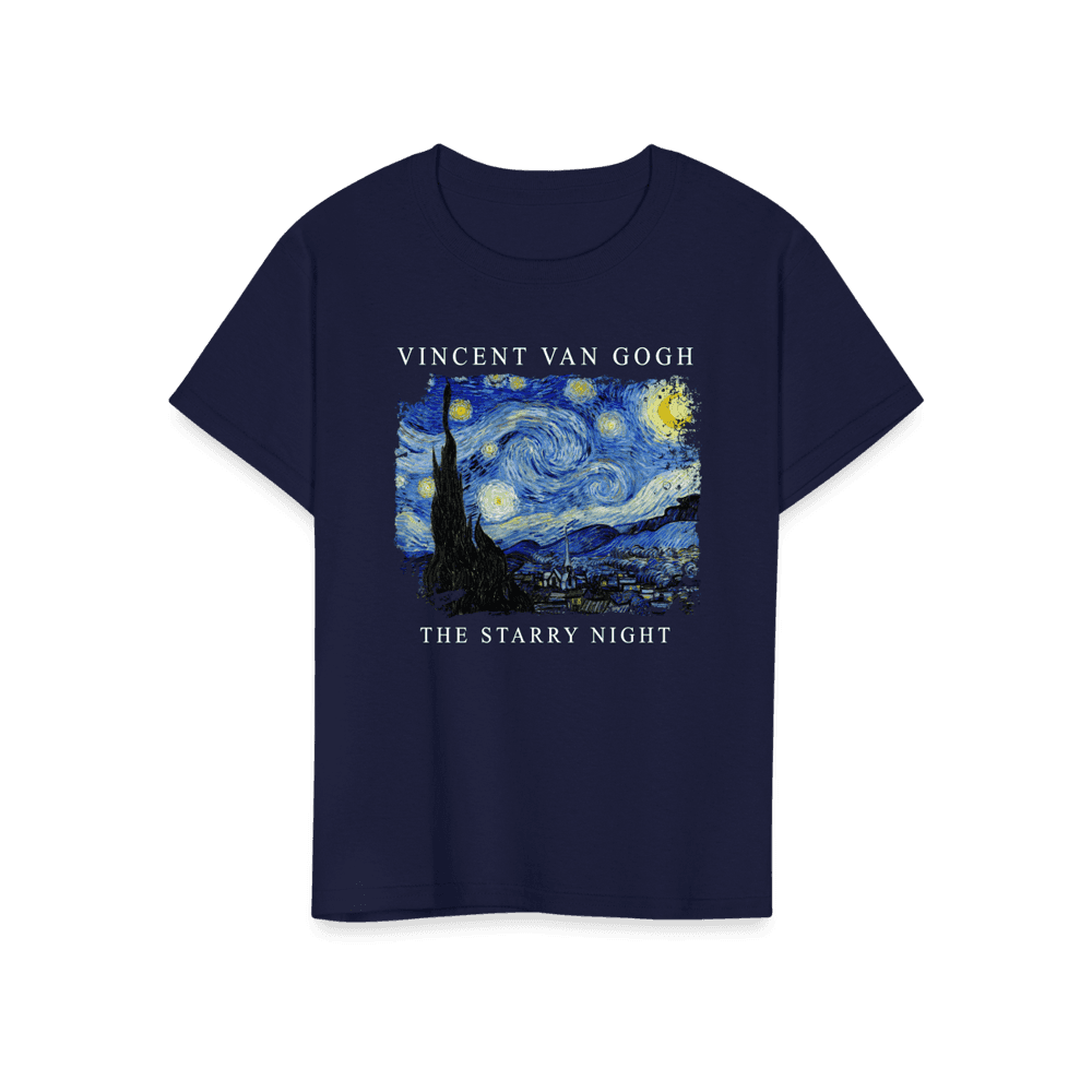 Van Gogh the Starry Night, 1889 artwork t-shirt by Art-O-Rama Shop