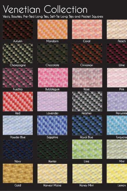Venetian Swatch Card by Tux-USA