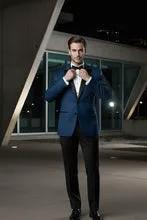 "Vermont" Indigo Blue Tuxedo Jacket by Tux-USA