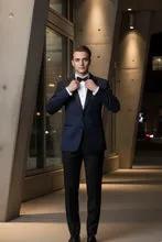 "Vermont" Midnight Blue Tuxedo Jacket by Tux-USA