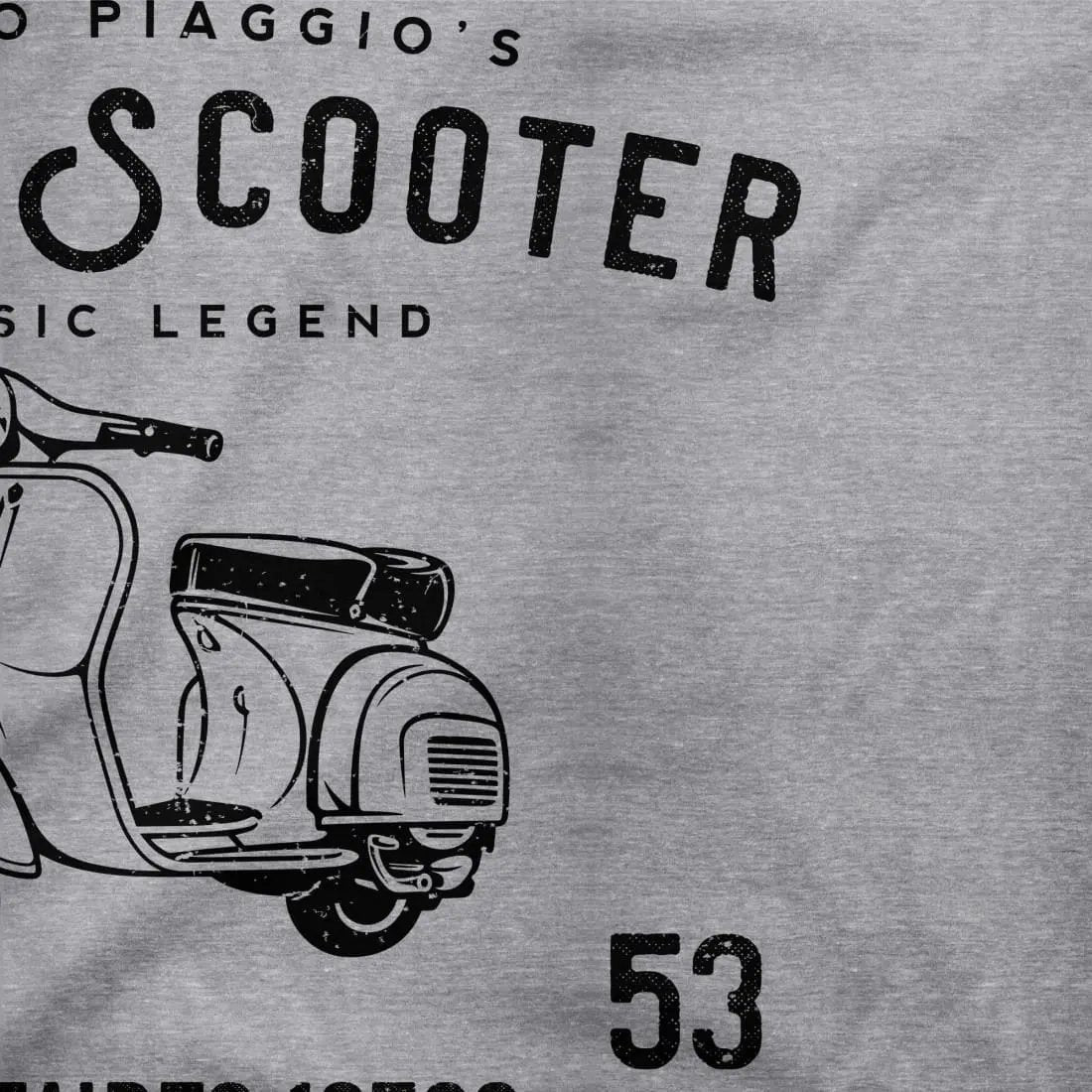 Vintage Piaggio Scooter 1953 125cc t-shirt by Art-O-Rama Shop