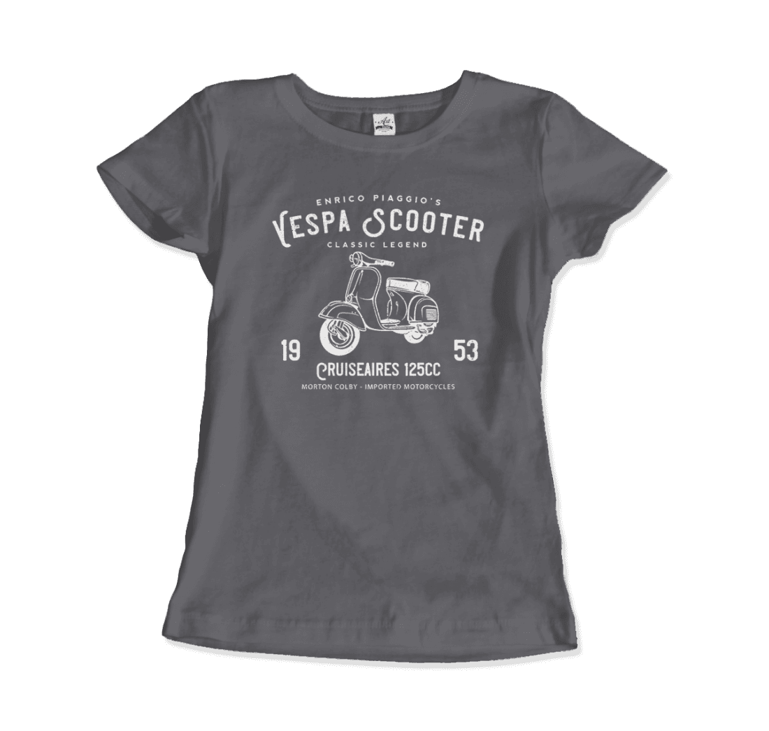 Vintage Piaggio Scooter 1953 125cc t-shirt by Art-O-Rama Shop