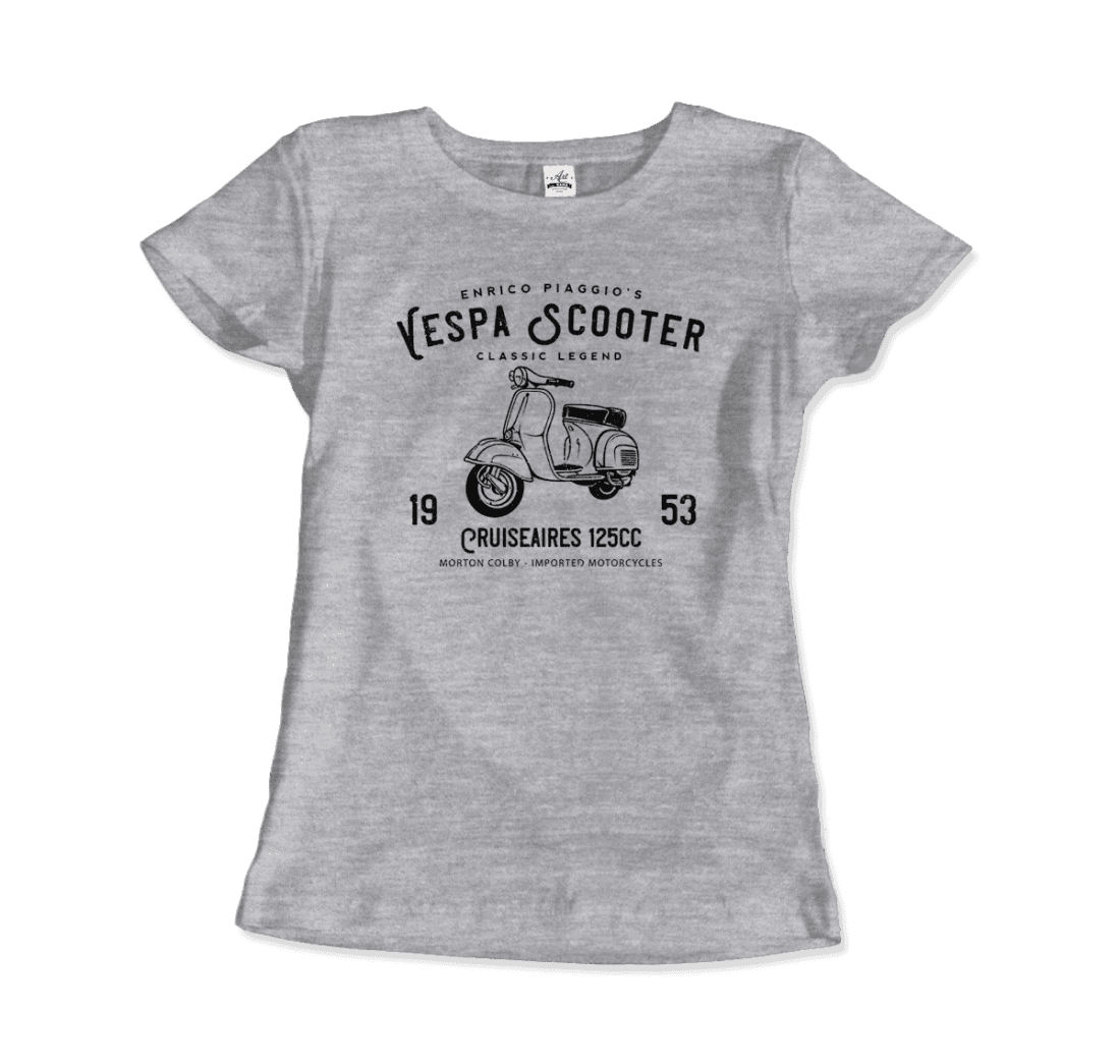 Vintage Piaggio Scooter 1953 125cc t-shirt by Art-O-Rama Shop