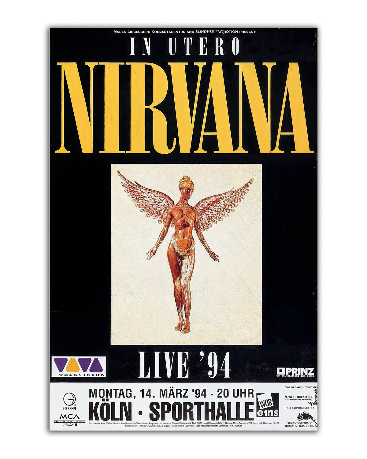 Nirvana Poster-"In the Uter" by Gtaart.ca