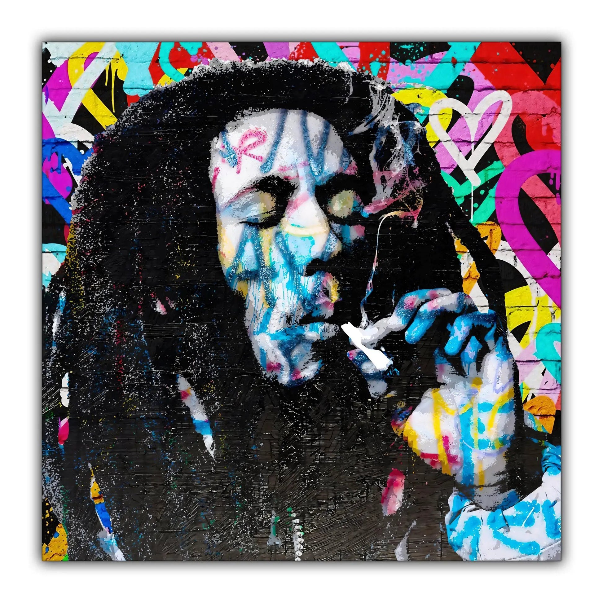 Canvas Wall Art- Bob Marley I- Wall Decor by Gtaart.ca