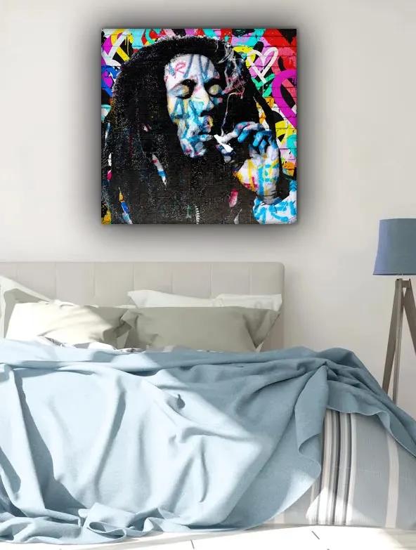 Canvas Wall Art- Bob Marley I- Wall Decor by Gtaart.ca