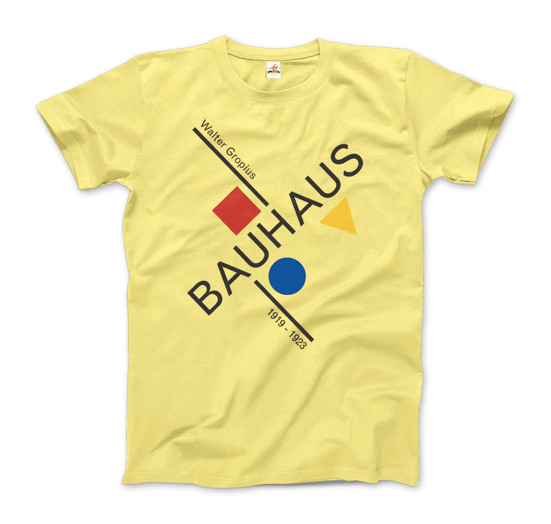 Walter Gropius Bauhaus artwork t-shirt by Art-O-Rama Shop