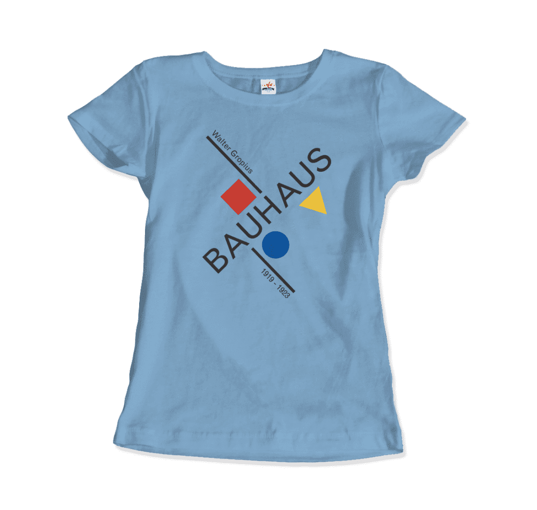Walter Gropius Bauhaus artwork t-shirt by Art-O-Rama Shop