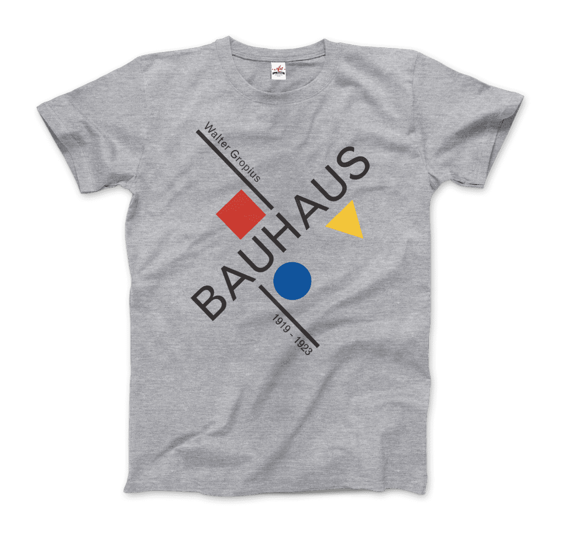 Walter Gropius Bauhaus artwork t-shirt by Art-O-Rama Shop