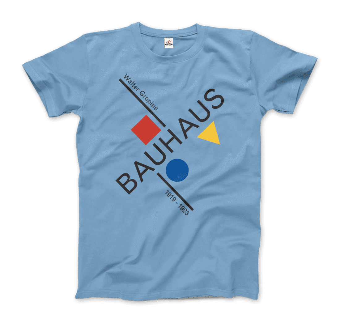 Walter Gropius Bauhaus artwork t-shirt by Art-O-Rama Shop