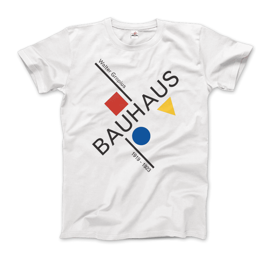Walter Gropius Bauhaus artwork t-shirt by Art-O-Rama Shop