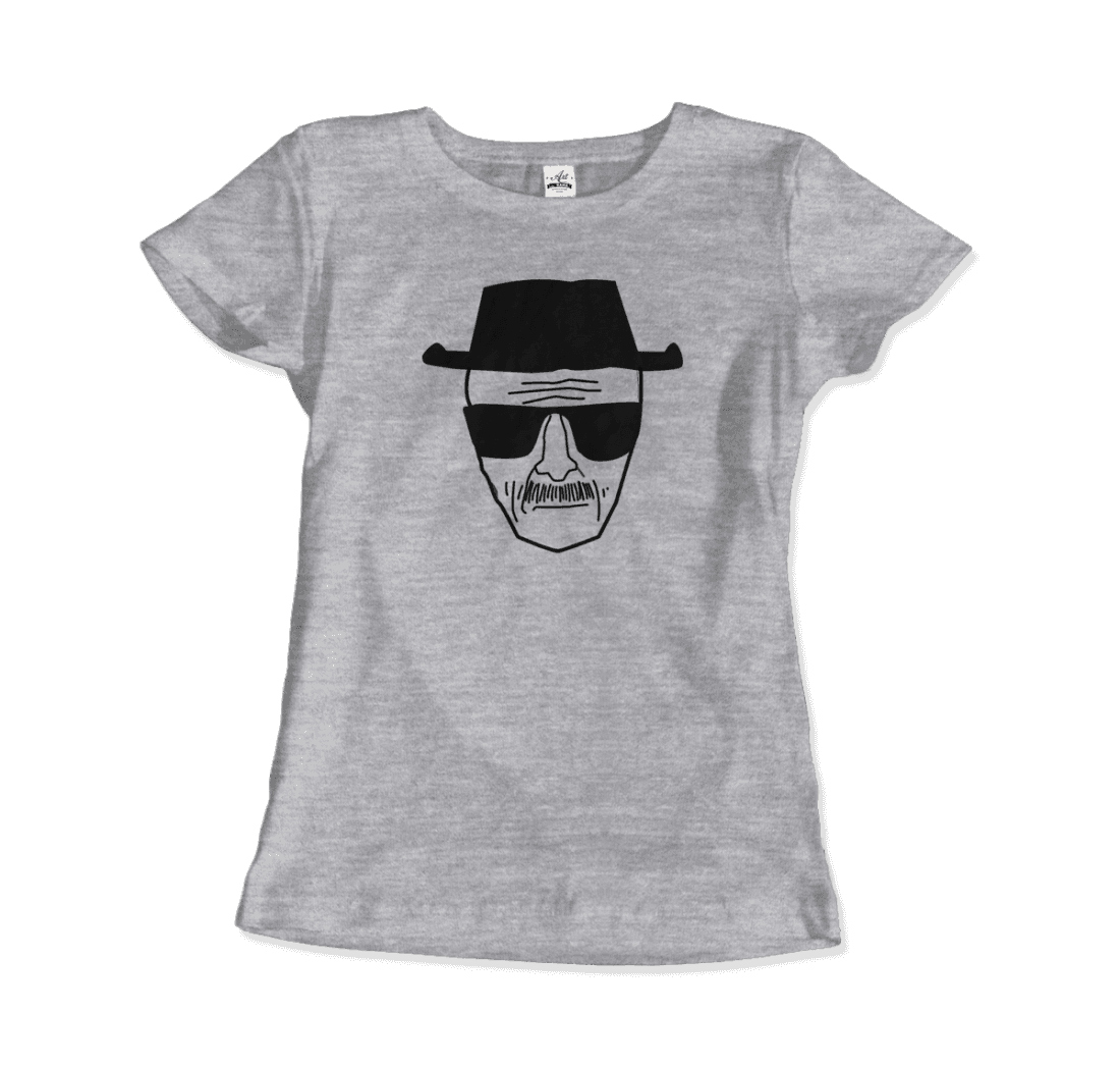 Walter White with Porkpie Hat and Sunglasses Sketch t-shirt by Art-O-Rama Shop