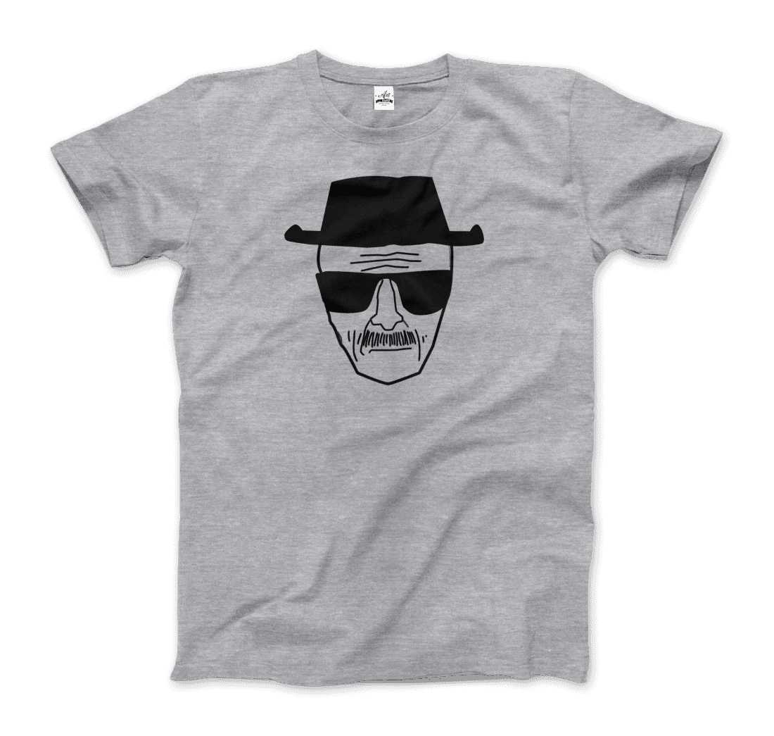 Walter White with Porkpie Hat and Sunglasses Sketch t-shirt by Art-O-Rama Shop