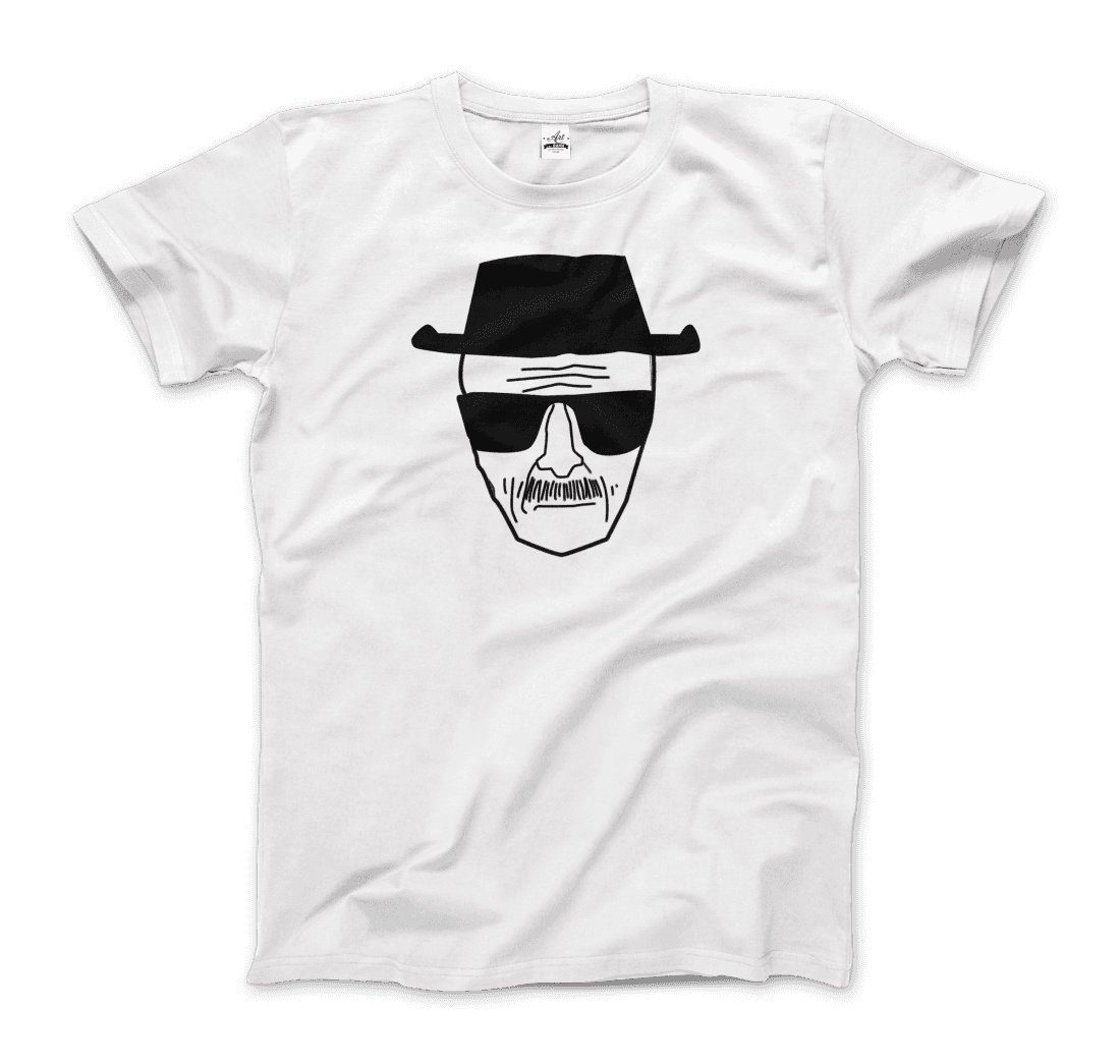 Walter White with Porkpie Hat and Sunglasses Sketch t-shirt by Art-O-Rama Shop