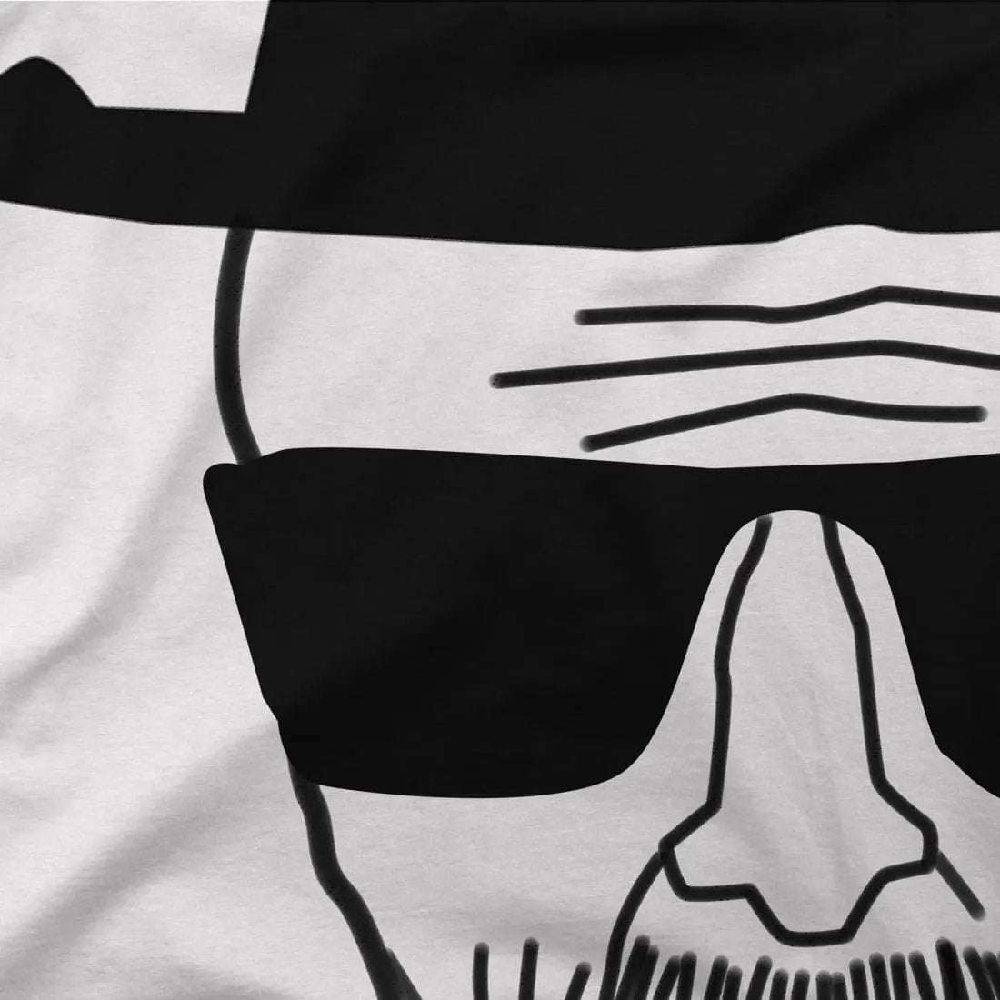 Walter White with Porkpie Hat and Sunglasses Sketch t-shirt by Art-O-Rama Shop