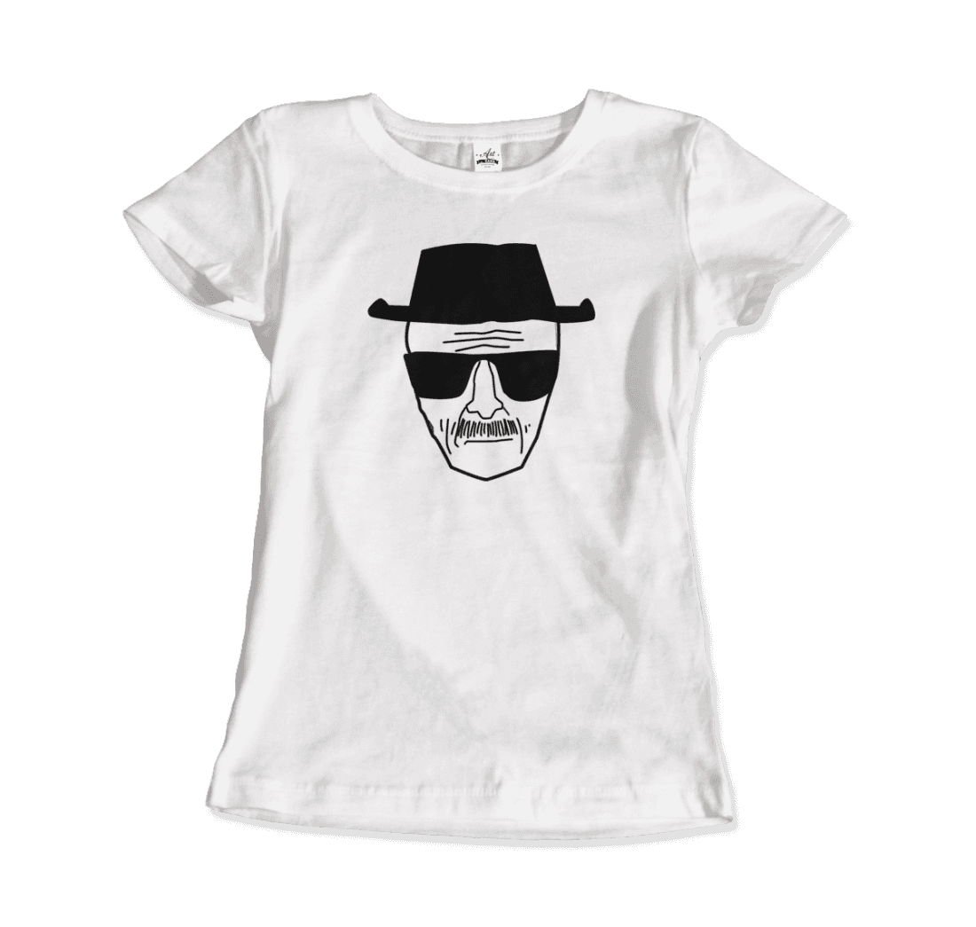 Walter White with Porkpie Hat and Sunglasses Sketch t-shirt by Art-O-Rama Shop
