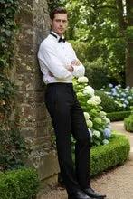"Washington" Black Stretch Blend Tuxedo Pants by Tux-USA