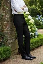 "Washington" Black Stretch Blend Tuxedo Pants by Tux-USA
