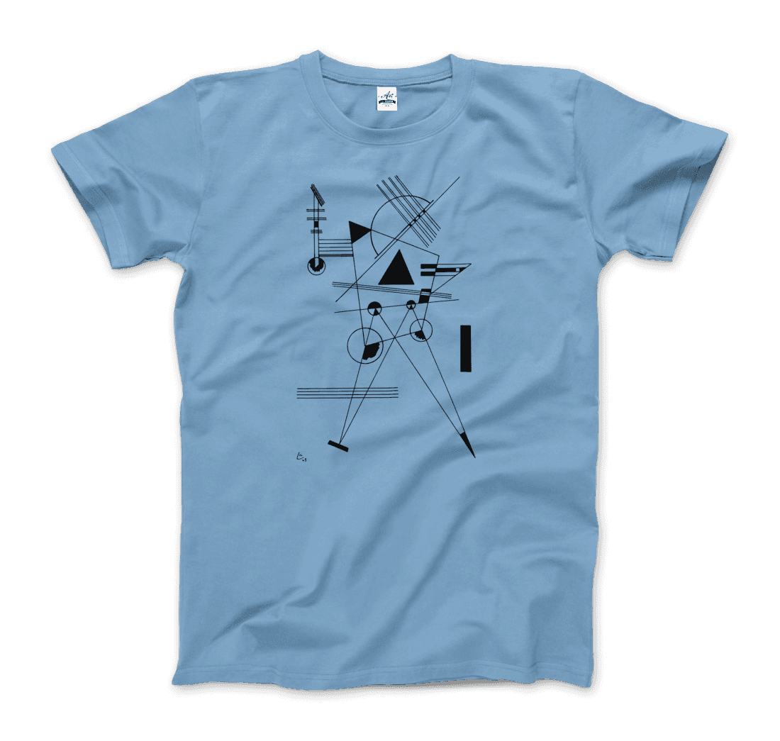 Wassily Kandinsky Drawing for Point and Line, 1925 artwork t-shirt by Art-O-Rama Shop