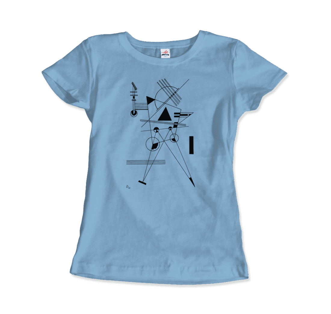 Wassily Kandinsky Drawing for Point and Line, 1925 artwork t-shirt by Art-O-Rama Shop