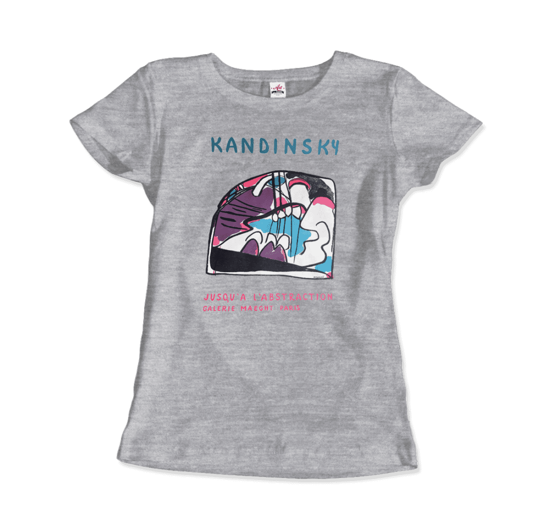 Wassily Kandinsky Jusqu'a l'abstraction 1960 artwork t-shirt by Art-O-Rama Shop