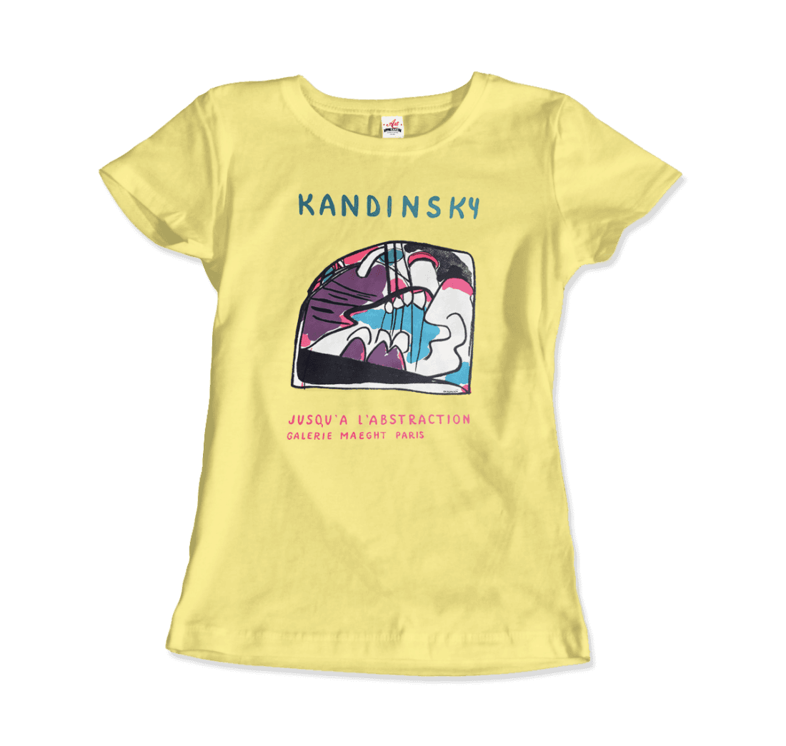 Wassily Kandinsky Jusqu'a l'abstraction 1960 artwork t-shirt by Art-O-Rama Shop