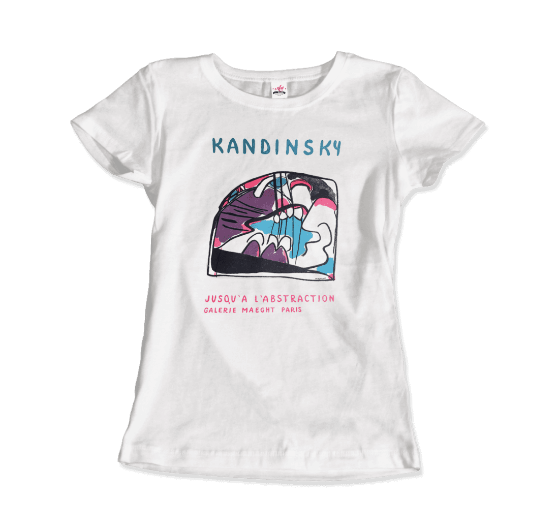 Wassily Kandinsky Jusqu'a l'abstraction 1960 artwork t-shirt by Art-O-Rama Shop