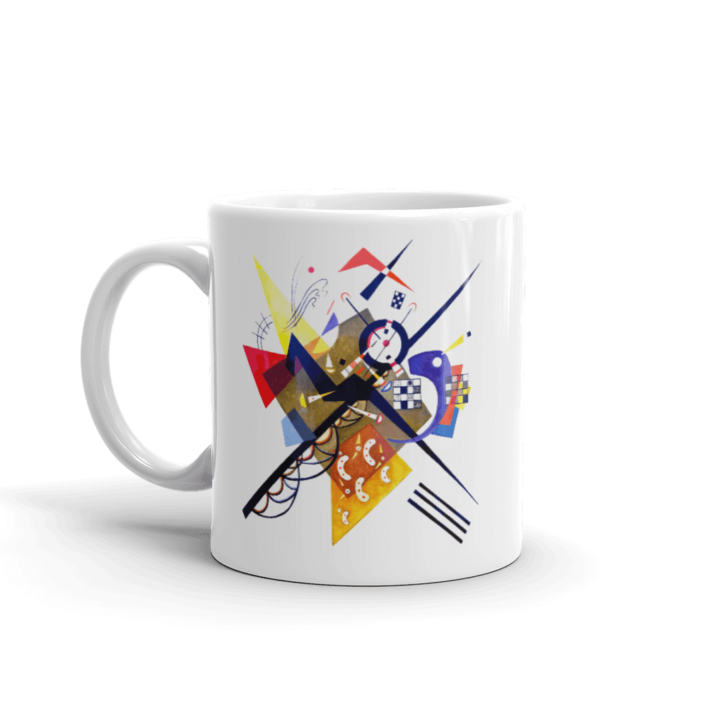 Wassily Kandinsky On White II (Auf Weiss) 1923, Artwork Mug by Art-O-Rama Shop