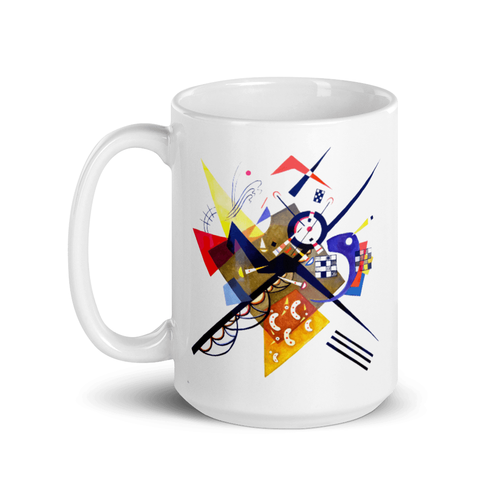 Wassily Kandinsky On White II (Auf Weiss) 1923, Artwork Mug by Art-O-Rama Shop